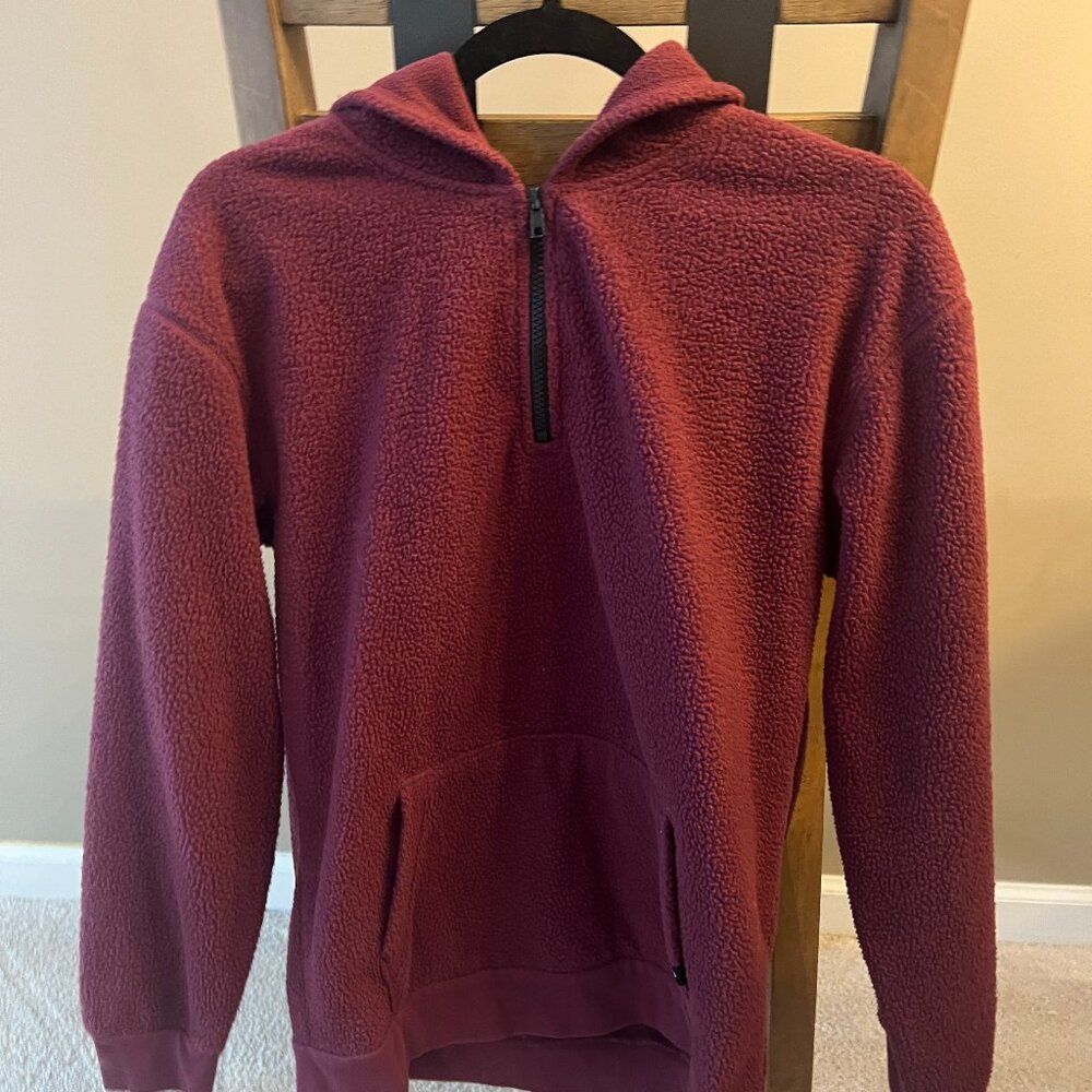 Art Class Quarter Zip Maroon Sweatshirt - Size XL (16) Boys